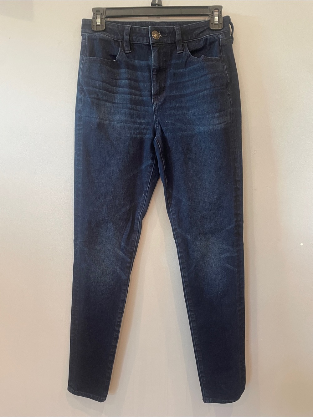 Women’s Dark Blue Slim Jeans by American eagle size 4